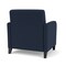 Lesro Siena Lounge Reception Wide Guest Chair, Black, RF Blueberry Upholstery SN1201 - alternate 2